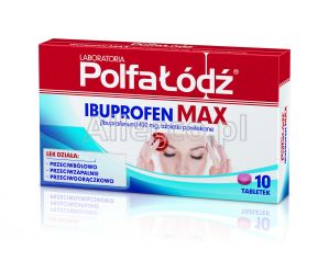 Ibuprofen Max 400 mg 10 tabletek / Ból