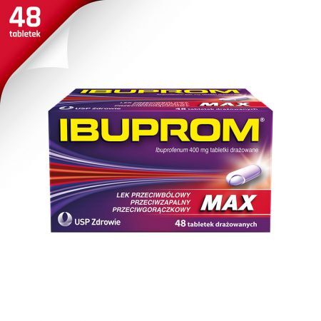 Ibuprom MAX 400 mg 48 tabl.