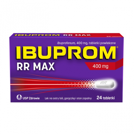 Ibuprom RR Max 400 mg 24 tabletek powlekanych