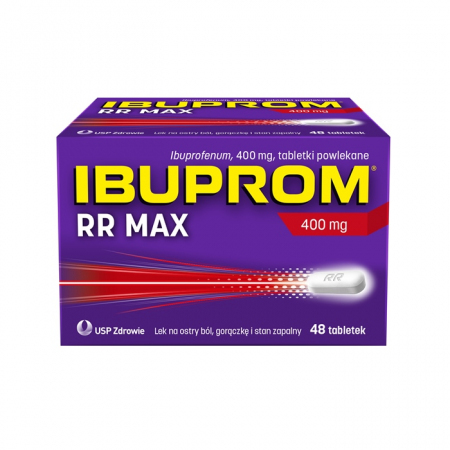 Ibuprom RR MAX 400 mg 48 tabletek powlekanych
