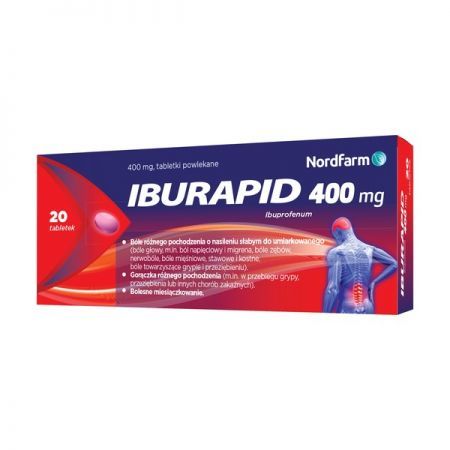 Iburapid 400 mg 20 tabletek powlekanych