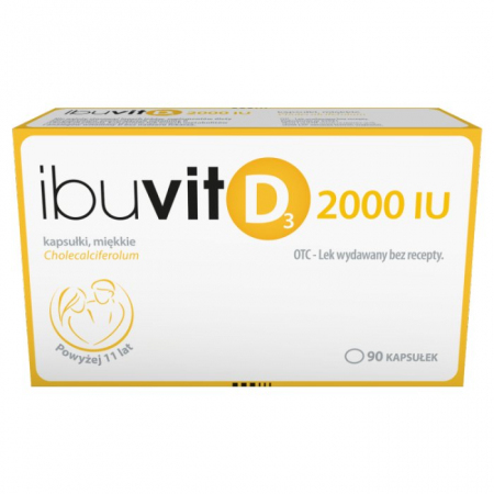Ibuvit D3 2000 IU kapsułki miękkie, 90 szt.