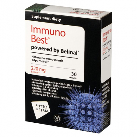 Immuno Best powered by Belinal kapsułki na wzmocnienie odporności, 30 szt.