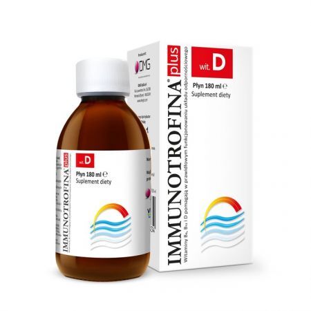 Immunotrofina Plus wit. D płyn 180 ml