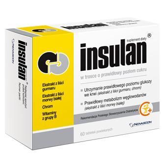 Insulan 60 tabletek powlekanych / prawidłowy poziom cukru