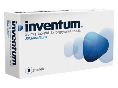 Inventum 25 mg 8 tabletek do rozgryzania i żucia