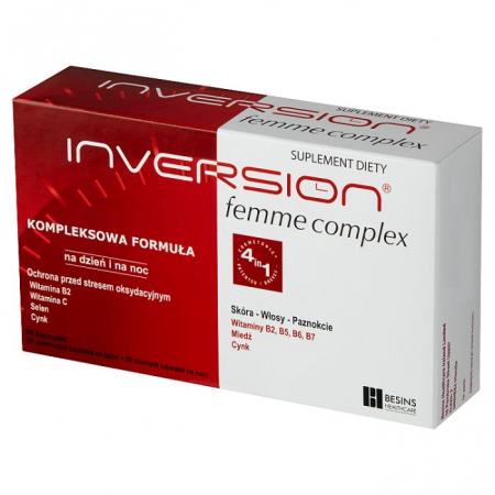 Inversion Femme Complex suplement diety kapsułki dla kobiet, 90 szt.