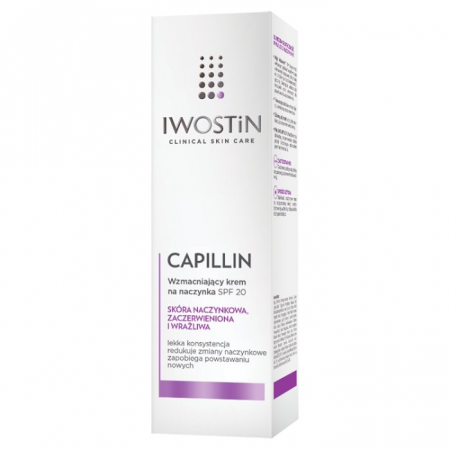 IWOSTIN CAPILLIN Wzmacniający krem na naczynka SPF20 40 ml