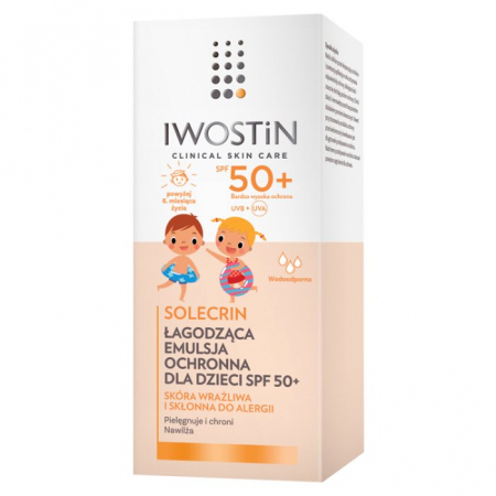IWOSTIN SOLECRIN Emulsja do opalania dla dzieci SPF50+ 100 ml