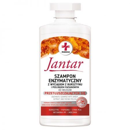 JANTAR MEDICA Szampon enzymatyczny 330 ml / Włosy przetłuszczające się