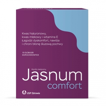 Jasnum Comfort 10 globulek dopochwowych