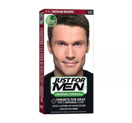 Just For Men H-35 Odsiwiacz do włosów dla mężczyzn - średni brąz 66 ml