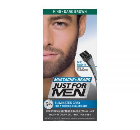 Just For Men M-45 Koloryzujący żel do brody i wąsów - ciemny brąz 28 g
