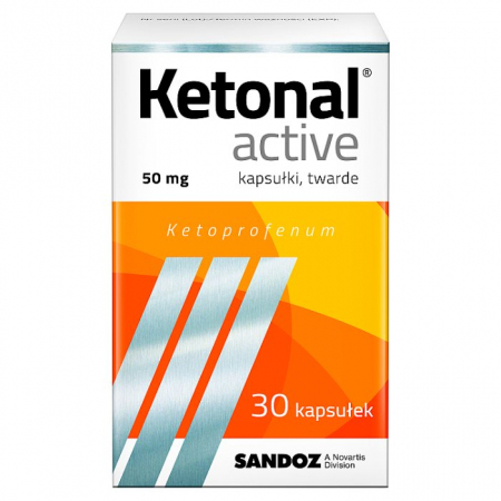 Ketonal Active 50 mg 30 kapsułek