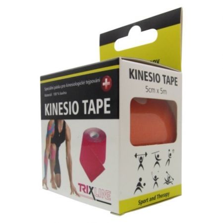 Kinesio Tape Trixline pomarańcza 5cm x 5m