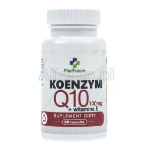 Koenzym Q10 100 mg + witamina E 60 kapsułek