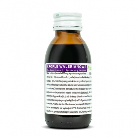 Herbapol krople walerianowe płyn doustny o działaniu uspokajającym, 100 ml