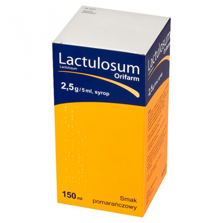 Lactulosum Orifarm 2,5 g/5 ml syrop 150 ml