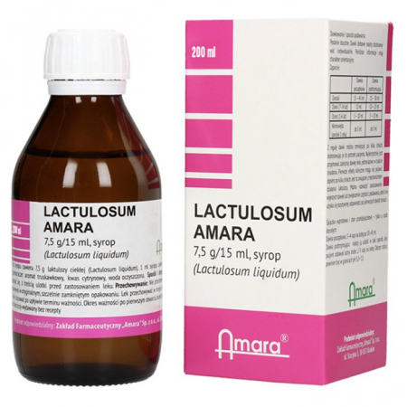 Lactulosum syrop 7.5g/15ml 200 ml