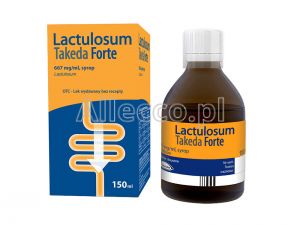 Lactulosum Takeda Forte syrop 150 ml / Zaparcia