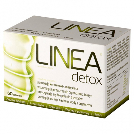 Linea Detox 60 tabletek / Odchudzanie i oczyszczanie
