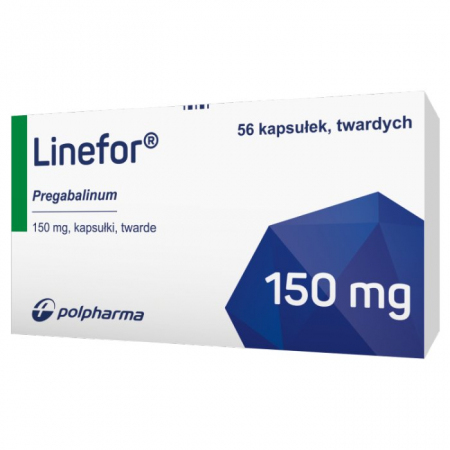 Linefor 150 mg, 56 kapsułek twardych