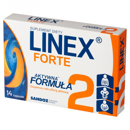 Linex Forte 14 kapsułek / Flora bakteryjna