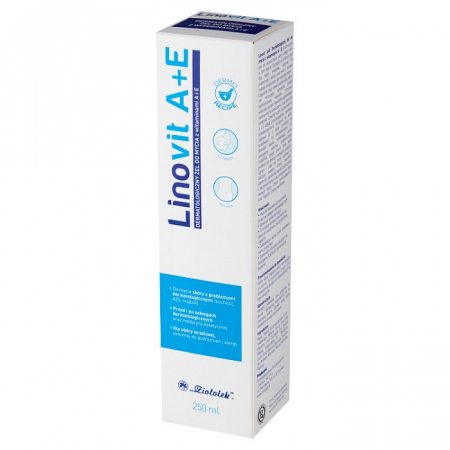 Linovit A+E dermatologiczny żel do mycia z witaminami A + E 250 ml / Skóra sucha, atopowa
