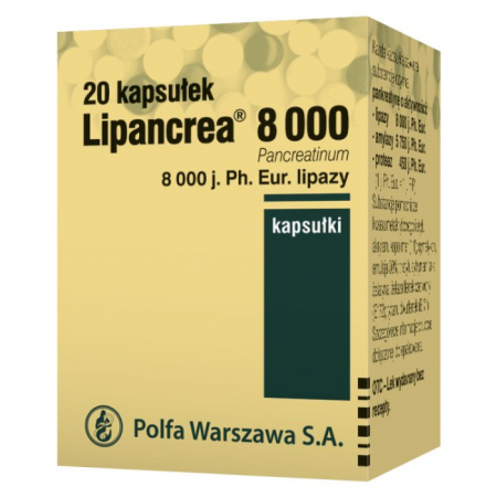 Lipancrea 8 000 20 kaps.