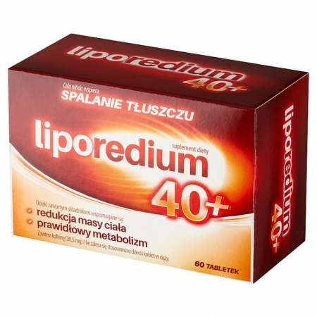 Liporedium 40+ 60 tabletek