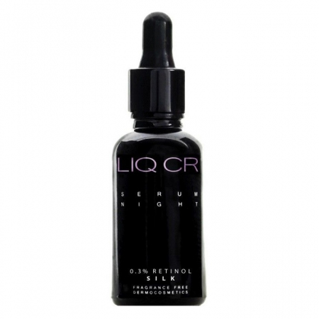 LIQ CR Serum Night 0.3% Retinol Silk koncentrat intensywnie korygujący, 30 ml