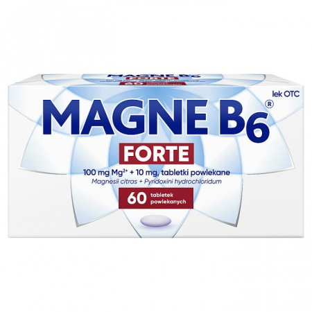 Magne B6 Forte 60 tabletek powlekanych
