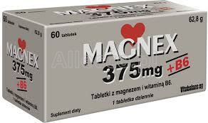 Magnex 375 mg + B6 60 tabl.