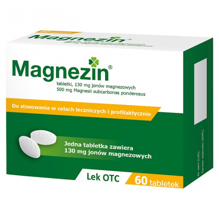Magnezin 500 mg 60 tabletek