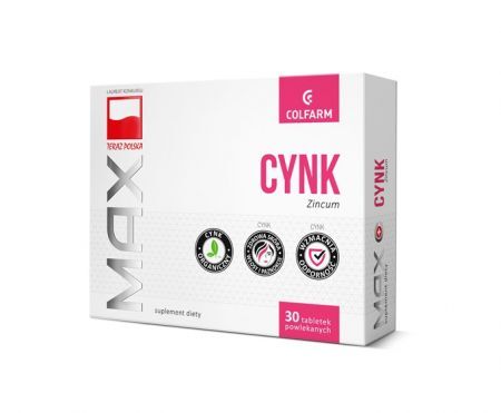 Max Cynk 10 mg 30 tabletek