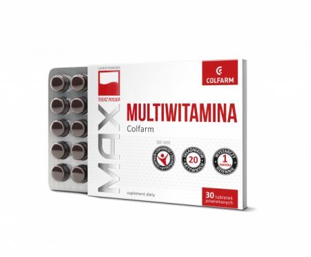 Max Multiwitamina 30 tabletek powlekanych