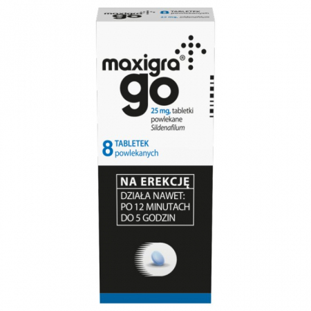 Maxigra Go 25 mg tabletki powlekane, 8 szt.