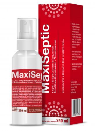 MaxiSeptic aerozol na skórę 250 ml / Dezynfekcja