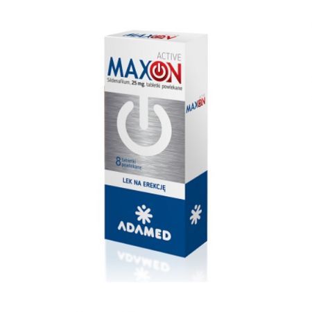 Maxon Active 25mg 8 tabletek powlekanych