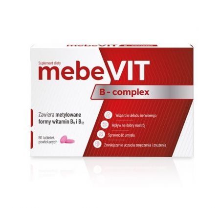 MebeVit B-complex 60 tabletek powlekanych