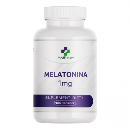 MedFuture Melatonina 1 mg tabletki na poprawę jakości snu, 120 szt.
