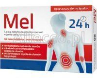Mel 7,5 mg 20 tabletek ulegających rozpadowi w jamie ustnej