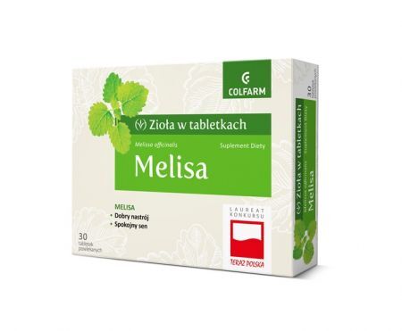Melisa 30 tabletek powlekanych