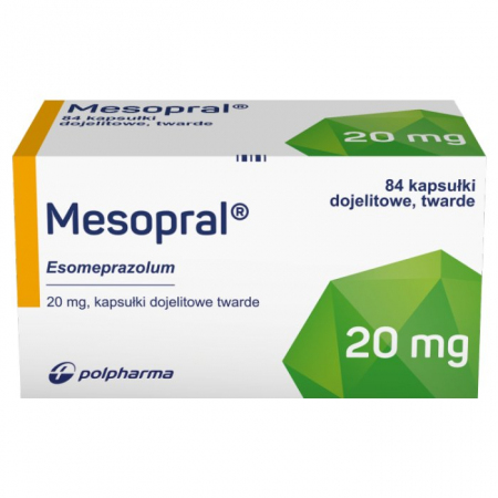 Mesopral 20 mg 84 kapsułki dojelitowe
