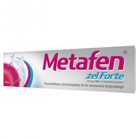Metafen Forte żel 100 g / Ból mięśni i kontuzje
