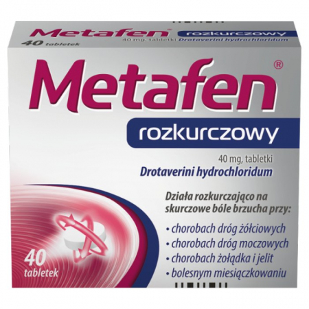 Metafen rozkurczowy 40mg 40 tabletek