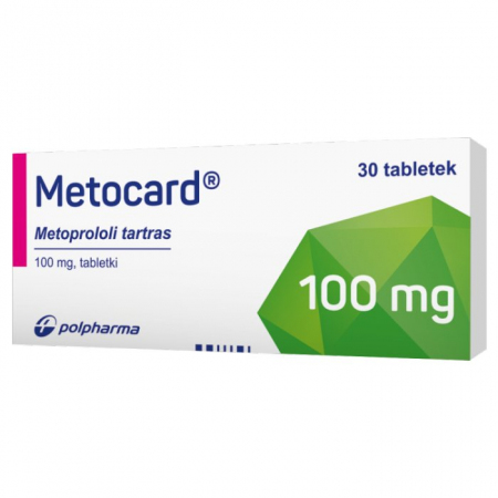 Metocard 100 mg 30 tabletek