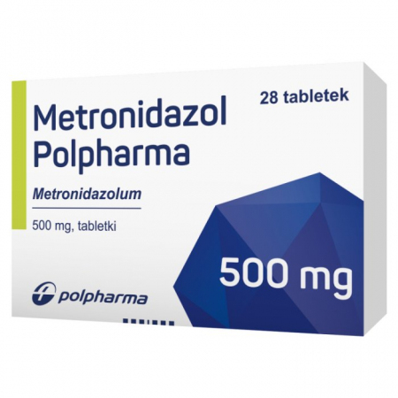 Metronidazol Polpharma 500 mg 28 tabletek