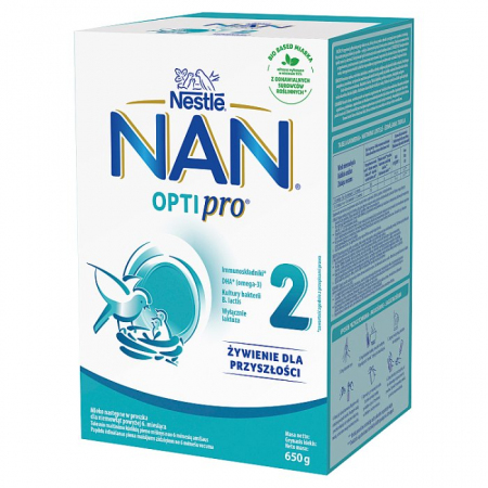 Nan OptiPro 2 mleko następne po 6 miesiącu, 650 g