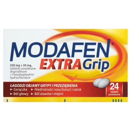 Modafen Extra Grip, 24 tabletki powlekane